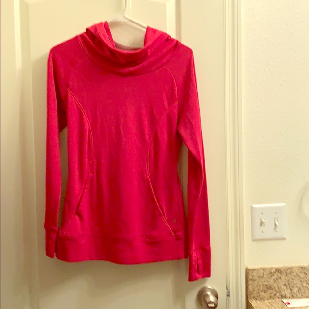 Pink hoodie